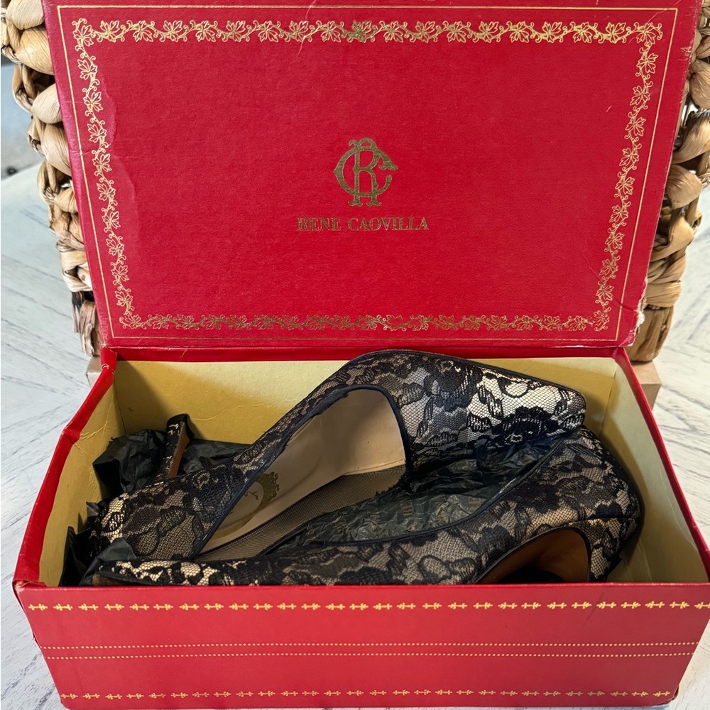 Rene Caovilla Laced Heel size 39 (8/8.5 US)